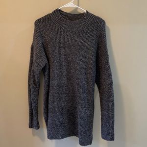 Tunic length sweater